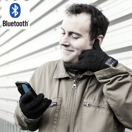Gants Bluetooth avec Micro intégré pour les appels - Noirs