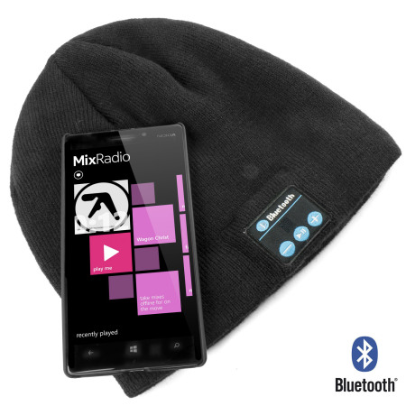 Bonnet audio Bluetooth Musique - Noir