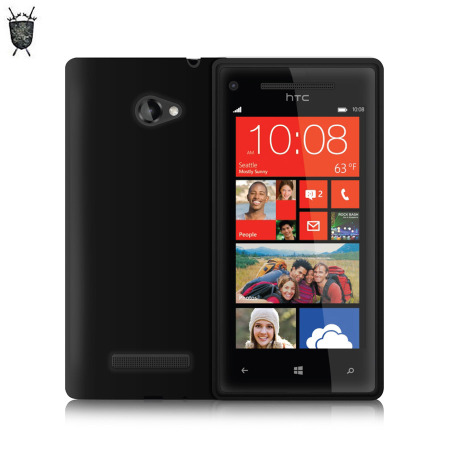 Coque HTC 8X Flexishield - Noire