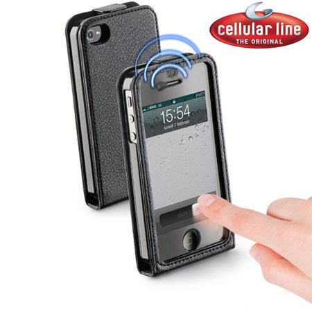 Housse iPhone 4S - 4 Cellular Line Smart Flap