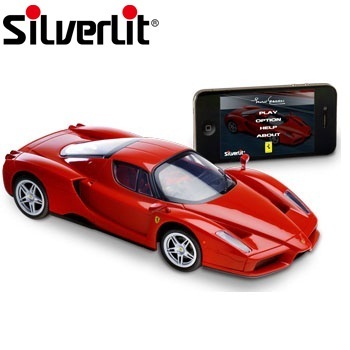 Voiture télécommandée par application Apple Ferrari Enzo Silverlit - Rouge