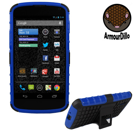 Coque Google Nexus 4 ArmourDillo Hybrid - Bleue