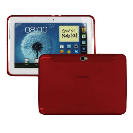 Coque Samsung Galaxy Note 10.1 FlexiShield - Rouge