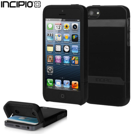 Coque iPhone 5 Incipio Stashback Credit Card – Noire