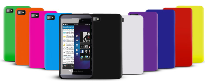 Pack de 10 Coques silicones Blackberry Z10