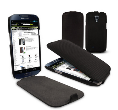 Housse Samsung Galaxy S4 Slimline Carbon Fibre Style - Noire