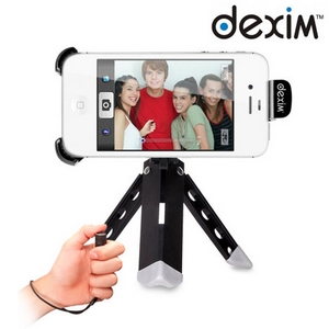 Support camera iPhone / iPod Touch Dexim ClikStik avec télécommande Bluetooth
