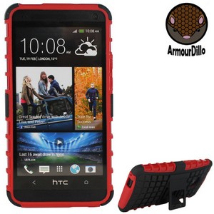 Coque HTC One ArmourDillo Hybrid - Rouge