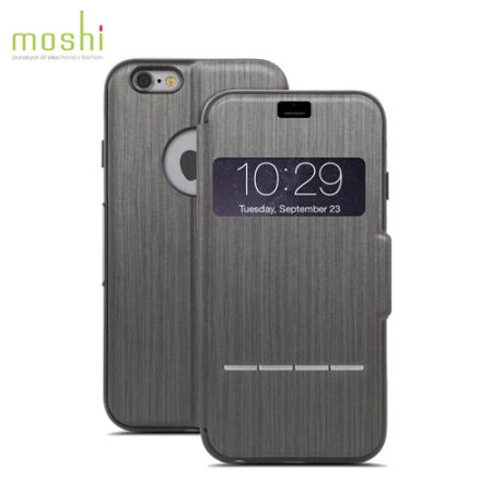 Housse iPhone 6 Moshi SenseCover – Noire