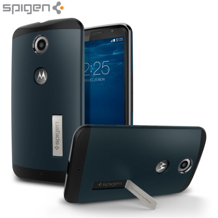 Coque Nexus 6 Spigen Tough Armor - Ardoise Metallique