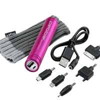 Chargeur d'urgence Veho Pebble Smartstick 2200 mAh - Rose