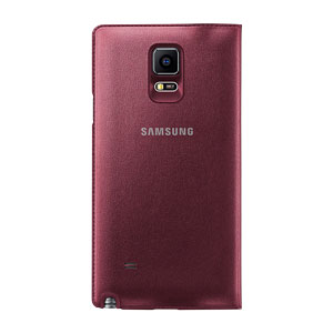 LED Cover Samsung Galaxy Note 4 Officielle - Rouge