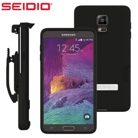 Coque Samsung Galaxy Note 4 Seidio Dilex avec béquille – Noire