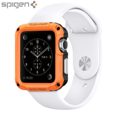 Coque Apple Watch Spigen Tough Armor (42mm) - Tangerine Tango