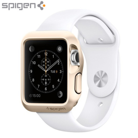 Coque Apple Watch Spigen Slim Armor (38mm) - Or