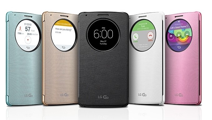 Housse QuickCircle LG G3