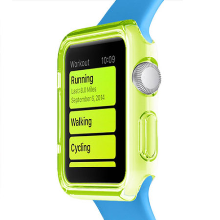 Coque Souple Apple Watch 42mm Soft Protective - Vert Transparent