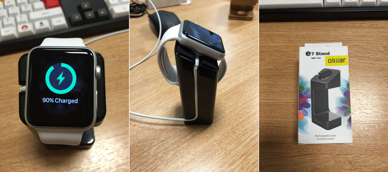 Support de Recharge Apple Watch Olixar plastique