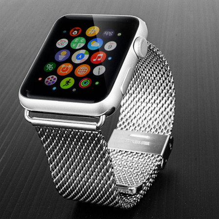 Bracelet pour Apple Watch (42mm) Stainless Acier - Argent