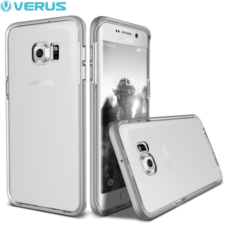 Coque Bumper Samsung Galaxy S6 Edge + Verus Crystal – Argent Clair