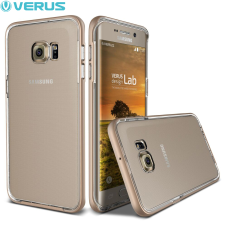Coque Bumper Samsung Galaxy S6 Edge + Verus Crystal – Or brillant