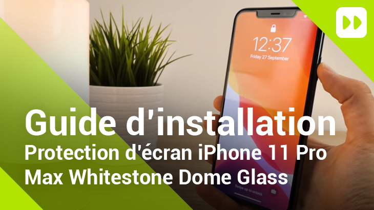 Protection d'écran iPhone 11 Pro Max Whitestone